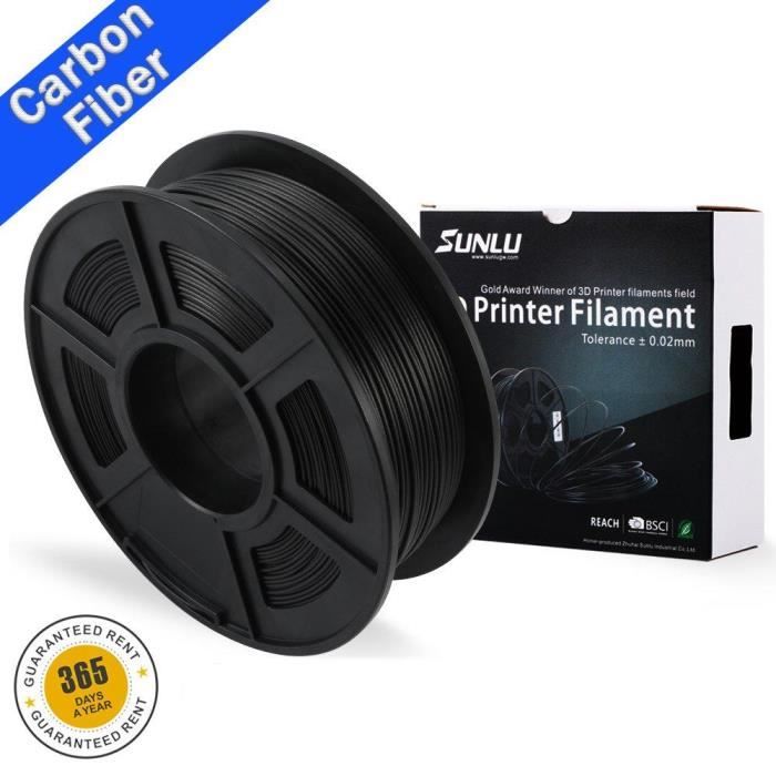 SUNLU PLA Carbon Fiber 3D Printer Filament, PLA Carbon Fiber Filament 1.75  mm, 3 - Cdiscount Informatique
