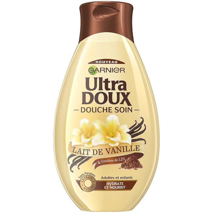 Garnier Ultra Doux Douche Soin Hydratante et Nourrissante Lait de