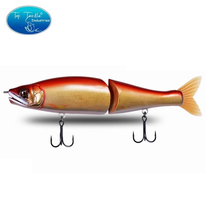 Swimbait Articulé Géant Flottant KXJSYL 245 Mm 105-118 G - Leurre Dur Géant Pour Bass, Brochet, Silure