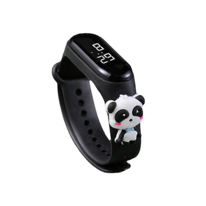 Montre Numérique Enfant Fille Sport Dessin Animé - Bracelet Silicone Coloré 3D, Compatible Xiaomi Mi Band, Idéale Pour Les 3-10 Ans