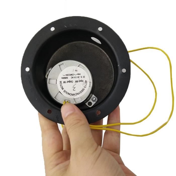 Moteur Rotatif Pour Boule à Facettes - 3 Tours/min, Compatible Boules 40 Cm Et 50 Cm