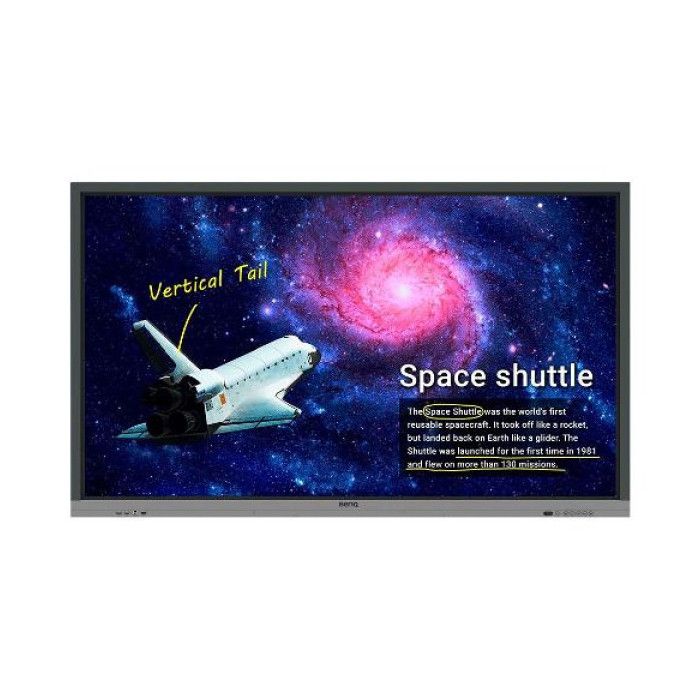 BenQ Monitor LED 65 4K UHD Android Luminosità 500 cdm² Contrasto 1200:1