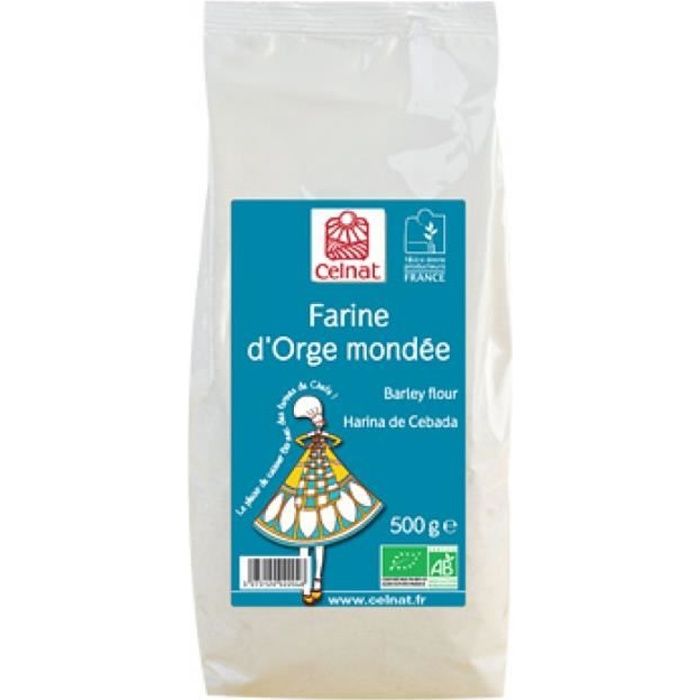 Farine d'Orge mondée 500 gr Celnat