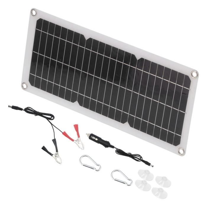 Kit Panneau Solaire 600W 18V Monocristallin + Contrôleur 100A 12V/24V – Charge Batterie Camping-Car, Bateau, Agriculture