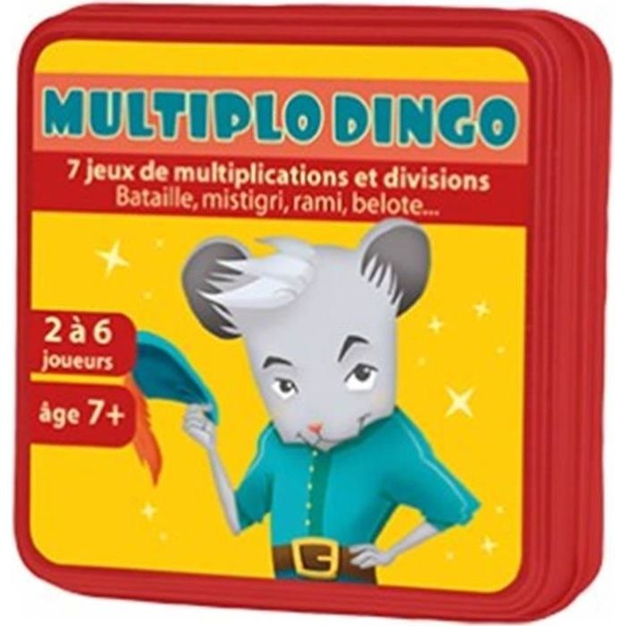 jeu de société - cocktail games - multiplo dingo - jeu de réflexion et stratégie - pour enfants de 7 ans et plus