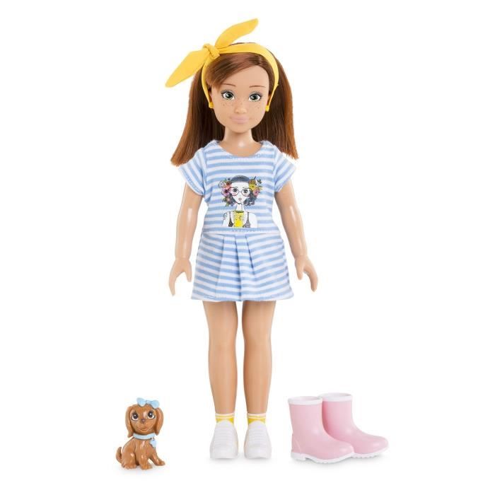 Poupée mannequin Corolle Girls Zoé Nature et Aventure avec 6 accessoires - 28 cm - dès 4 ans