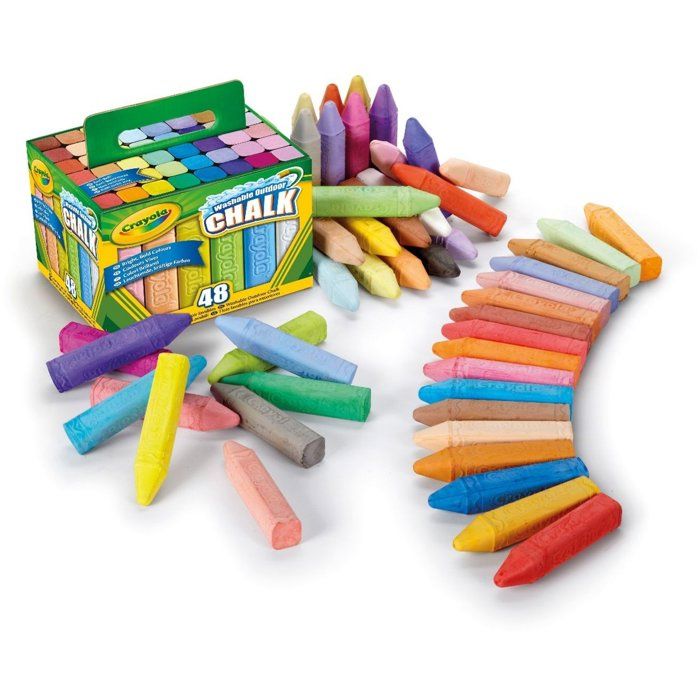 Crayola Outdoor Craies de Trottoir 48 pièces