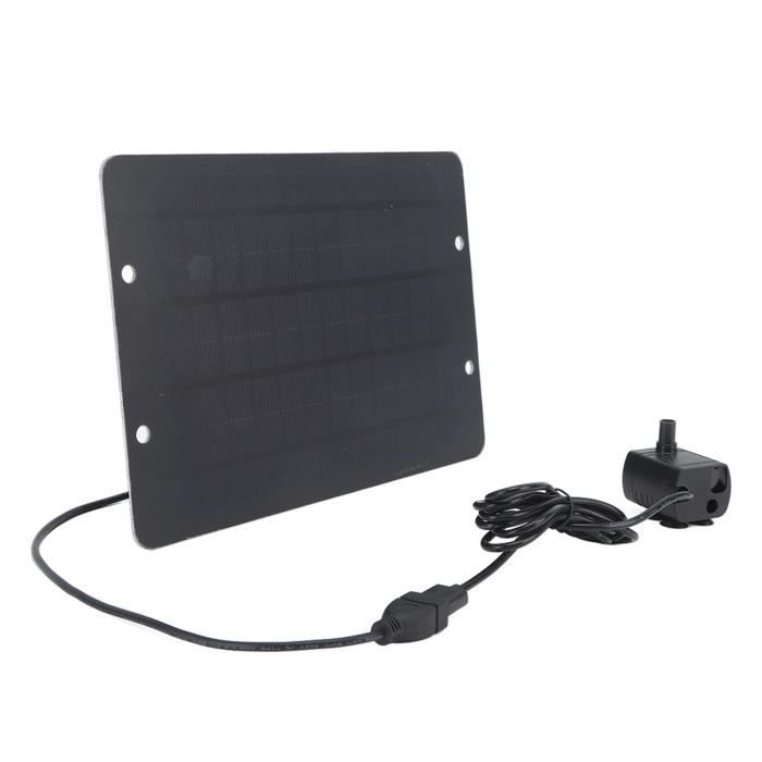 Kit Panneau Solaire 10W Avec Pompe à Eau 240L/h - Idéal Pour Fontaine, Aquarium Ou Bassin Extérieur