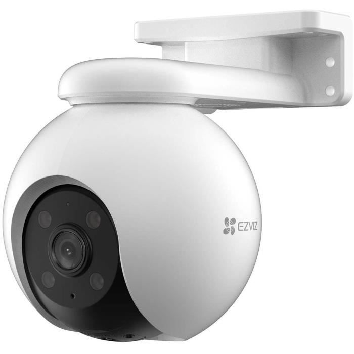 Caméra de surveillance extérieure - EZVIZ H8 Pro 3K - Wi-Fi motorisée-Détection des véhicules et des