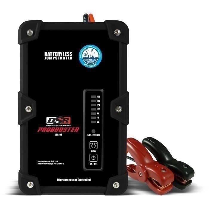 Système de précharge rapide sans batterie CETEOR procurant 12V et 450A via câble d'limentation 12V t