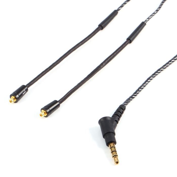 Câble Audio De Remplacement Pour Casque Bowers & Wilkins P7 - 1,2 M, OFC, Prise Dorée - Amélioration Sonore