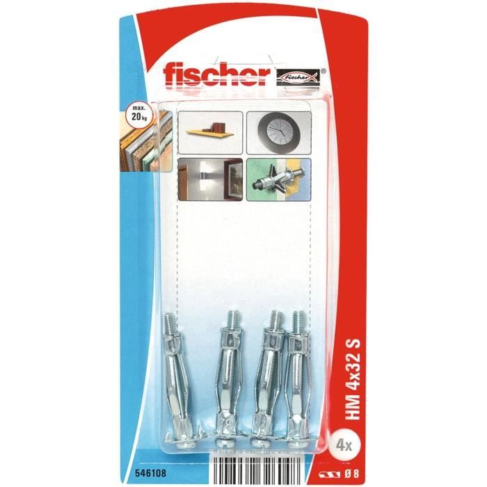 CHEVILLE CORPS CREUX HM4X32S10K NV 10 BL