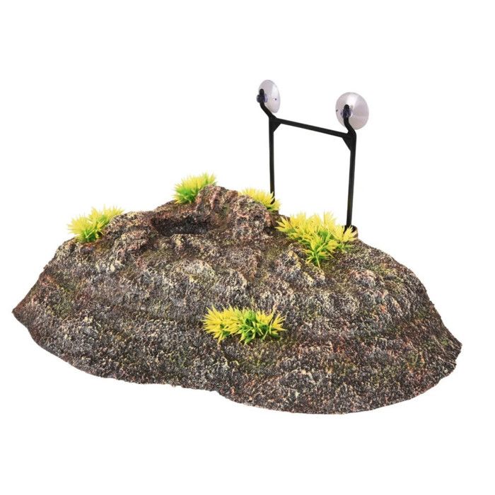 Comparer les prix de Décoration d'angle île flottante pour tortues, 32.5 cm. - FLAMINGO 27 Multicolor