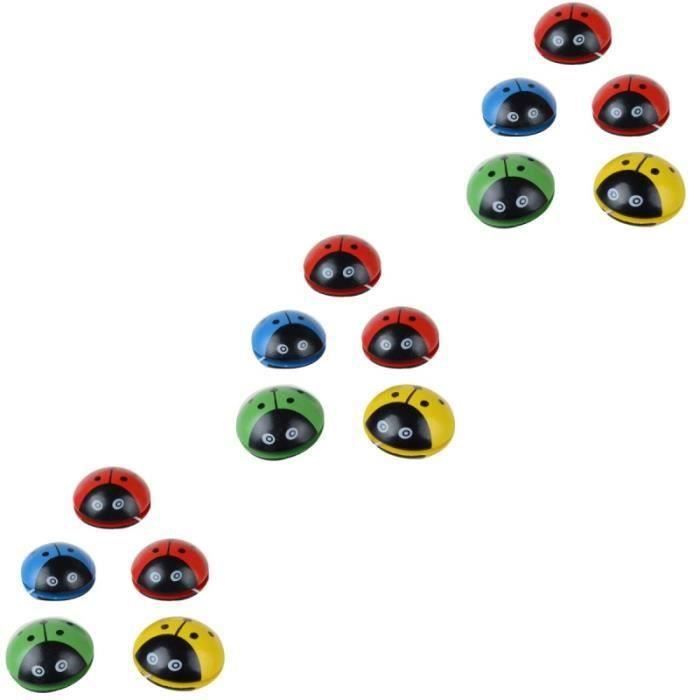 GM0596215 pcs en bois Yoyo Fun Dessin animé Yoyo Joy Anniversaire fête