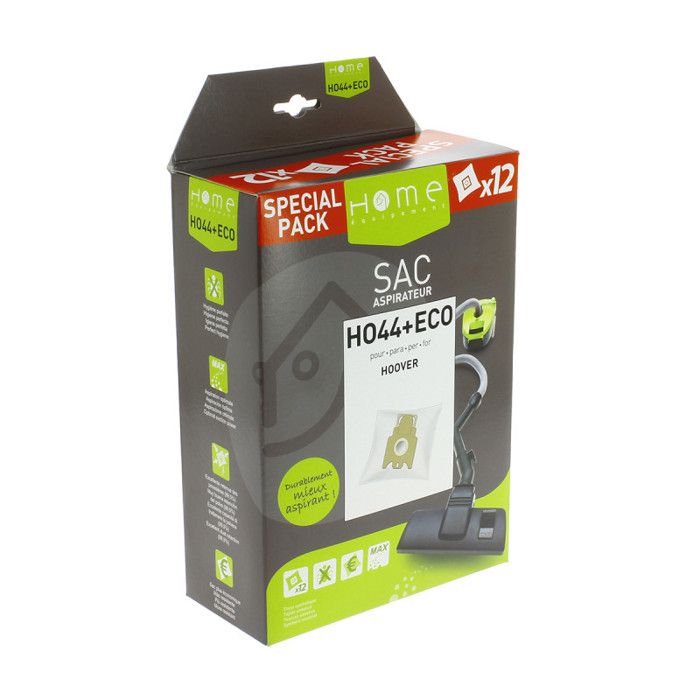 HOME EQUIPEMENT - Sac synthétique PACK ÉCO pour Aspirateur, x12