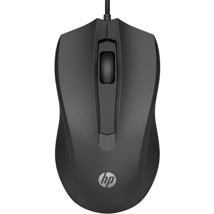 HP 105 BLK Wired Mouse EMEA-IN