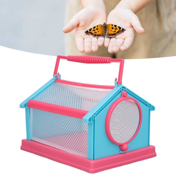 Kit Observation Insectes 5 Pièces Pour Enfants - Boîtes Avec Loupe 3X/5X, Pinces Et Explorateur Nature - Cadeau Éducatif
