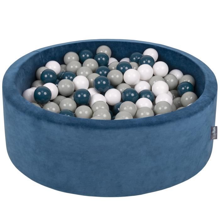 Piscine Balles Pastel Piscine à Balles KiddyMoon 90x30cm - 300 Balles 7cm Sécurité Bain De Balles 300 Pièces