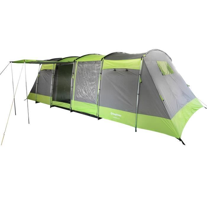 Tente de camping familiale 8 places verona kingcamp tout inclus sac de transport