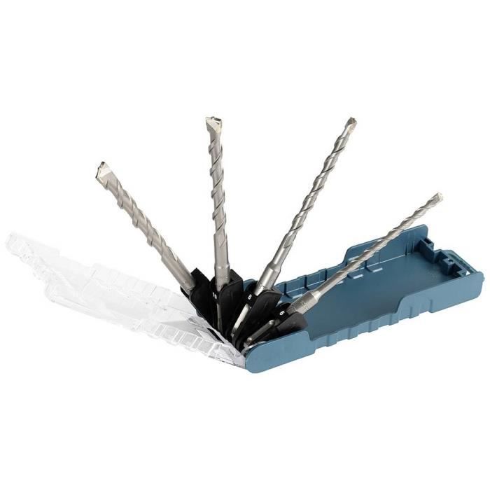 Forets Spiralés Makita E-13605 – Jeu de 4, Ø6-12 mm, SDS-Plus