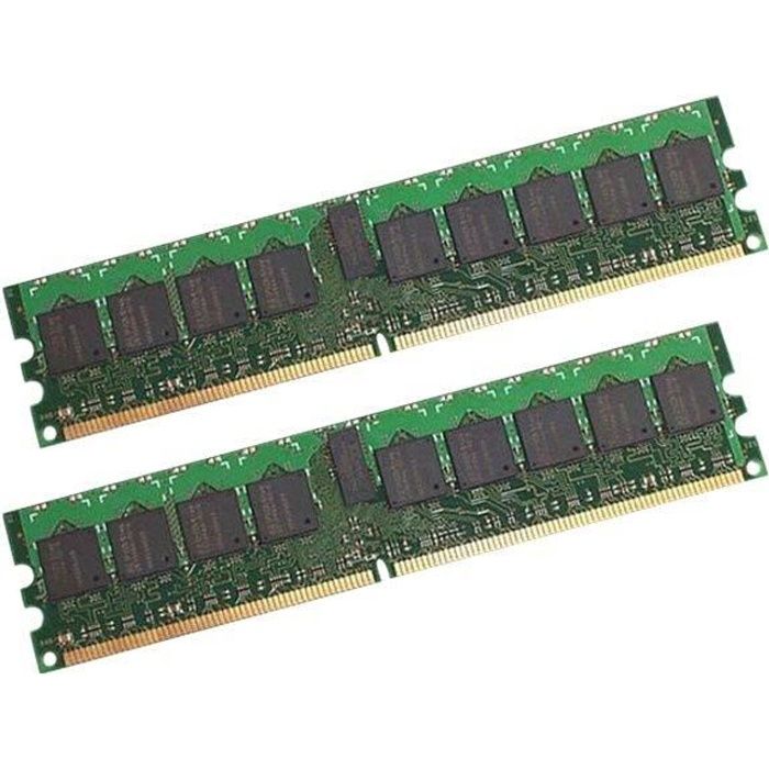 MicroMemory DDR2 8 Go: 2 x 4 Go DIMM 240 broches 800 MHz - PC2-6400 mémoire enregistré ECC