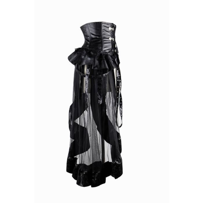 Serre Taille Gothique Romantique Achat Vente Bustier Corset Serre Taille Gothique Economique Cdiscount