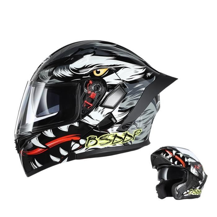 Casque Moto Intégral Quatre Saisons En Fibre De Carbone - Homme/Femme - Neuf (sans Emballage Spécifié)