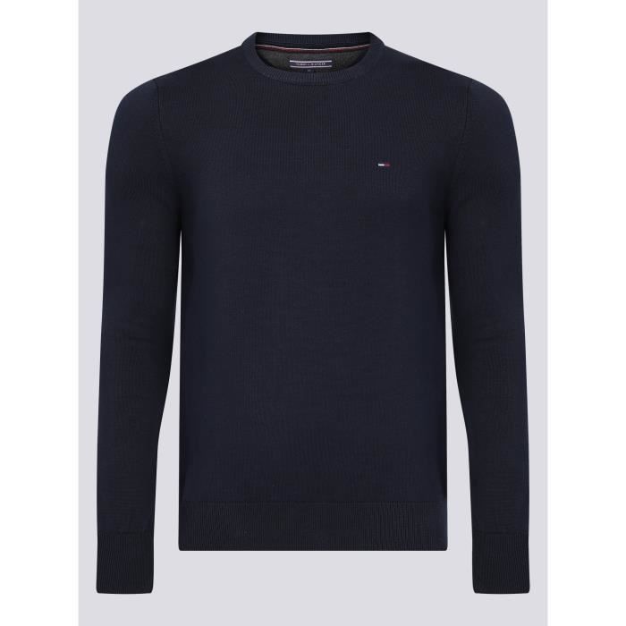 Tommy Hilfiger Pull Homme Bleu Marin Col Rond Bleu marin - Cdiscount  Prêt-à-Porter