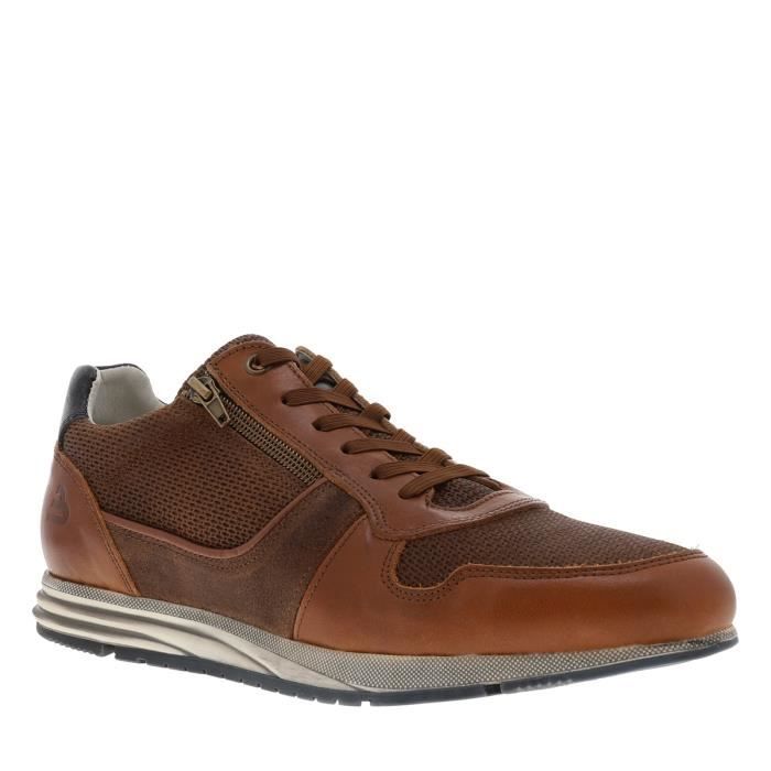 basket en cuir