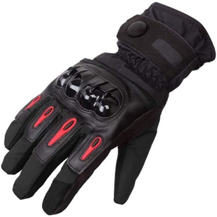 ITODA Gants De Moto Hiver Épais - Manchons Guidon Thermiques Imperméables Coupe-Vent Pour Scooter Et Vélo