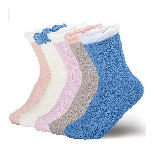 - Femme lot de 3 paires Chaussettes thermiques épaisses Floso