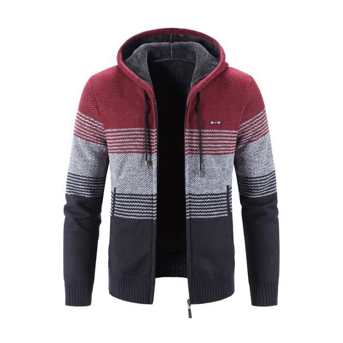 Sweat à Capuche Zippé Homme ABA-RTH – Léger, Respirant, Poches – Printemps/Automne, Sport, Décontracté