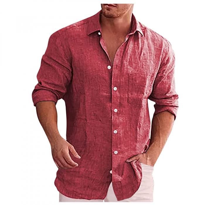 Chemisette Homme Manche Courte La Chemise Unie Pur Lin à Manches Courtes Coupe Confort | Le 31 | Magasinez Les Chemises Sport Chemise Homme Décontractée