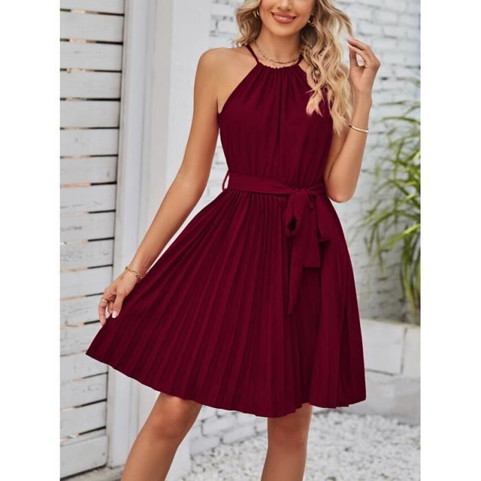 Chemise De Nuit Femme 100% Coton I-Smalls - Léger, Sans Manches, Dentelle Crochet, Longue