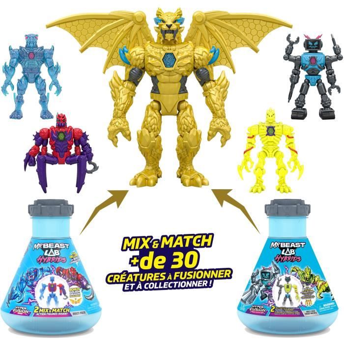 Pack de 2 figurines hybrides Mrbeast Mix & Match A Modèle aléatoire - vue 2