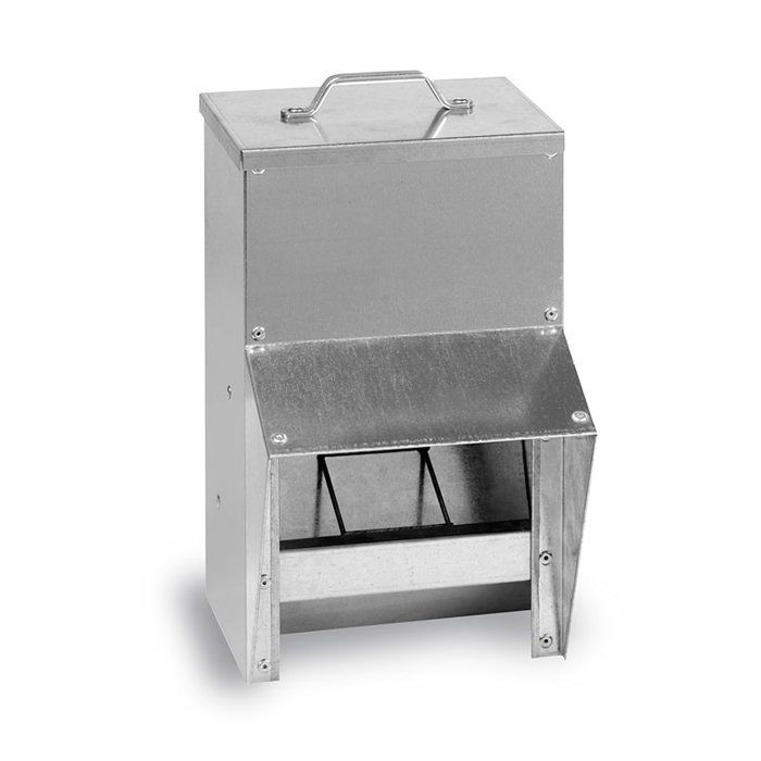 Meilleurs prix pour Mangeoire - NO NAME - Bordeaux - Métal - 10L - Protection Anti-pluie