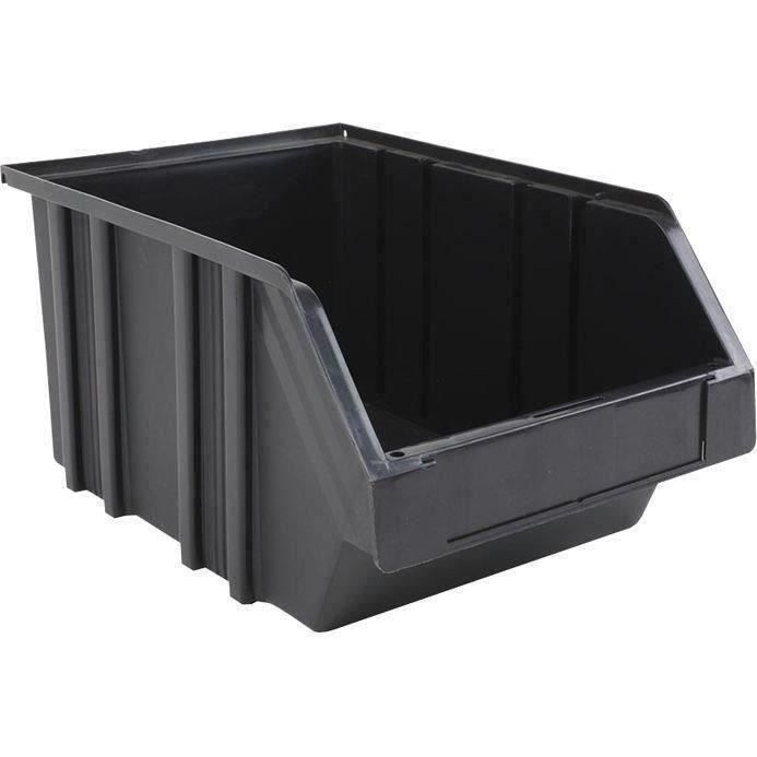 Bac de rangement 8L bricolage - noir