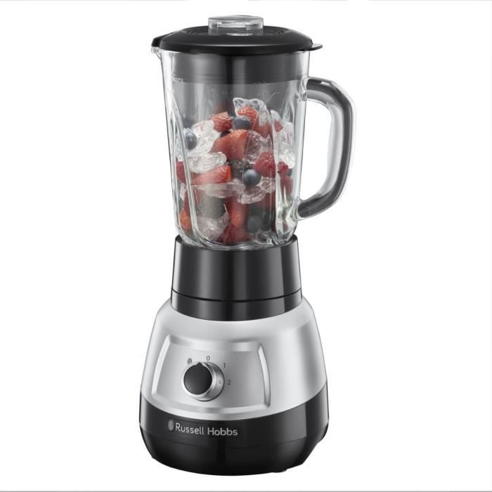 Russell Hobbs 2571056 Blender en Verre 1,5L Velocity, Puissant, 2