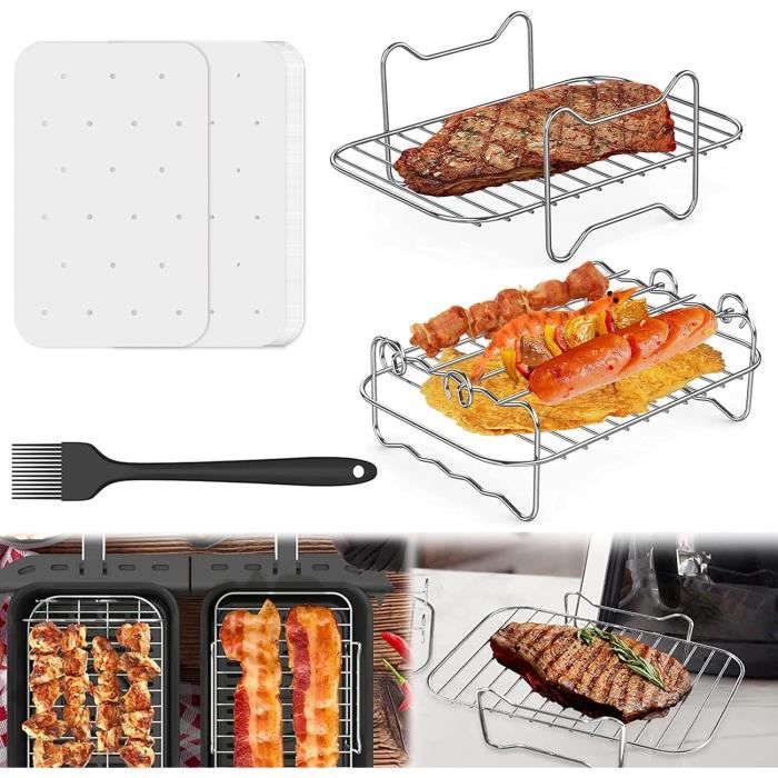 Support De Friteuse À Air Comprimé Empilable Multicouche Pour Friteuse