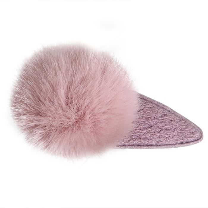 Belle Enfant En Bas Age Bebe Fille Pompon Fluffy Ball Pince A Cheveux Epingle A Cheveux Princesse Barrettes Violet Cdiscount Maison