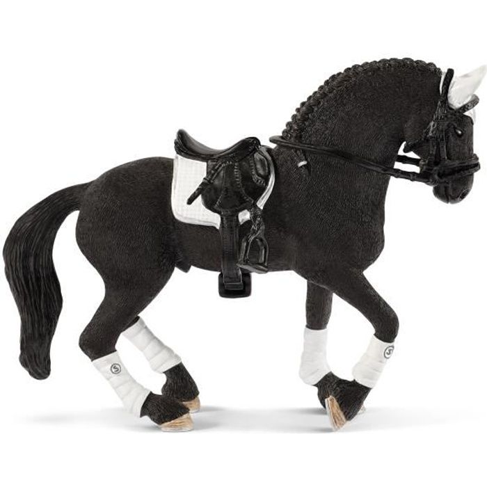 Figurine Etalon Frison concours équestre - SCHLEICH - Horse Club -  Multicolore - 3 ans et plus