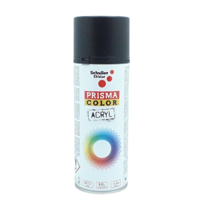 Bombe de peinture Prisma Color RAL9005 MAT Noir Schuller Eh'klar -  Cdiscount Beaux-Arts et Loisirs créatifs