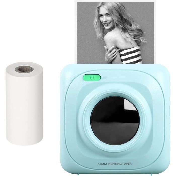 Bisofice S1 Mini Imprimante Photo Portable, Imprimante de Poche sans