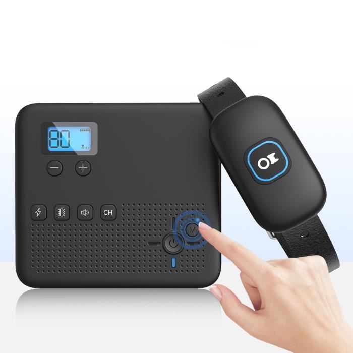 Meilleurs prix pour SWAREY Clôture électrique pour Chien Rechargeable Collier de Dressage pour Chien Multifonctionnel 2 en 1 Imperméable