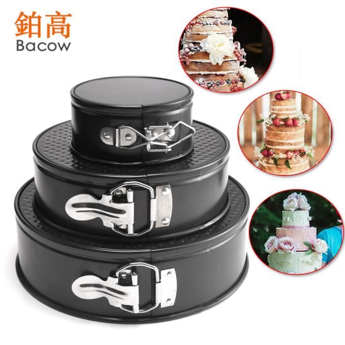 Moule A Gateau Rond A Charniere Reglable 3 Etages Acier Inoxydable Revetu Lot De 3 4 7 9 Cdiscount Maison Moule A Gateau Rond A Charniere Reglable 3 Etages Acier Inoxydable Revetu Lot De 3 4 7 9 Cdiscount Maison