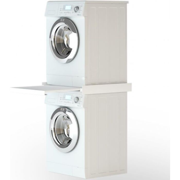 Kit De Superposition Lave Linge Seche Linge Achat Vente Pas Cher