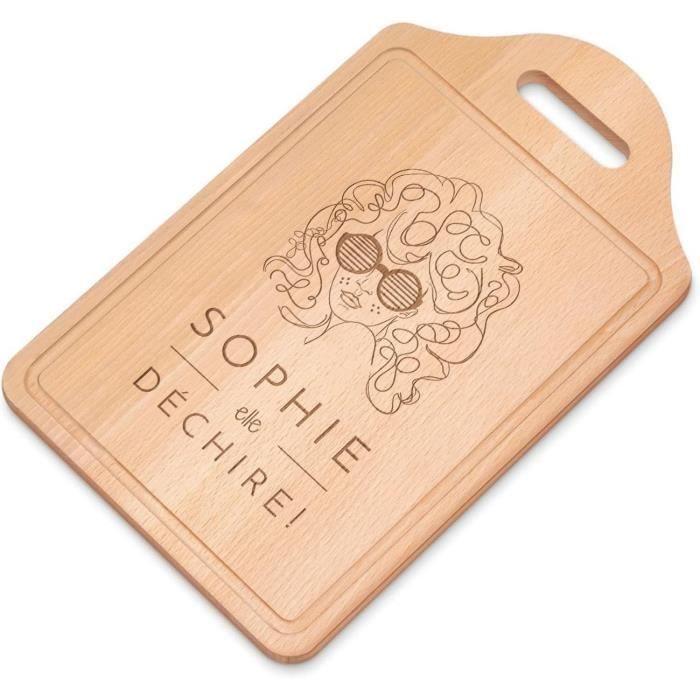 Planche à Découper Personnalisée - Dessous De Plat - Bonne Fête Maman - Verre - France