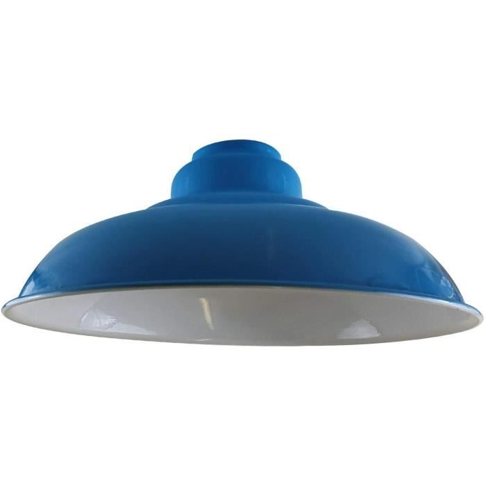 Abat-jour Suspendu Vintage Métal 22 Cm - Suspension Rétro Avec Douille E27