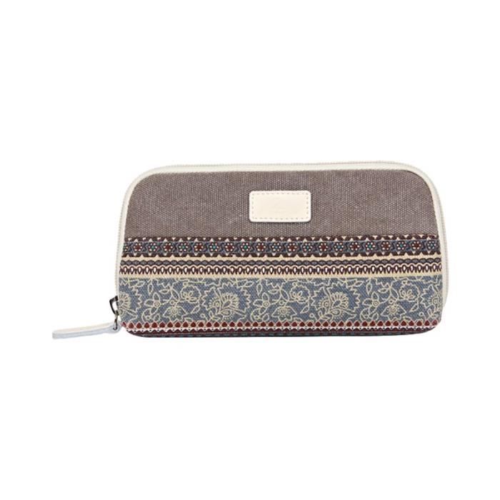 Petite Pochette en Tissu Carré Zippée Facile à Transporter Sac de Rangement  Cosmétique Sac Cosmétique Gris Clair@M4906 - Cdiscount Bagagerie -  Maroquinerie