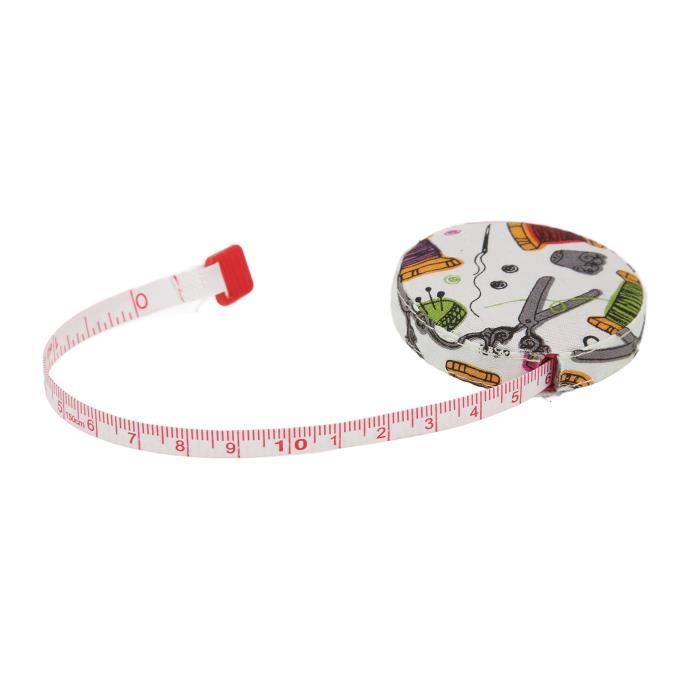 1 Pièces Mètres à Ruban De Couture,Mètres à Ruban Pour Couturier Double Face,Metre Ruban Corps 1.5 M 60 Pouce Sur Mesure Couturière Tissu Règle (Noir